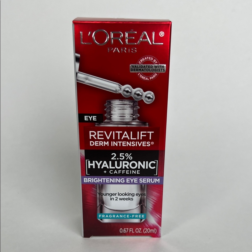 L'Oreal Paris Revitalift Derm Intensives Hyaluronic Eye Serum - 0.67 oz